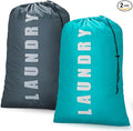 Laundry Bag, 2 Pack Travel Laundry Bags by Isink