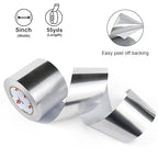 BOMEI PACK Aluminum Foil Tape, Heavy Duty Metal Duct Tape, High Temperature - Image 3