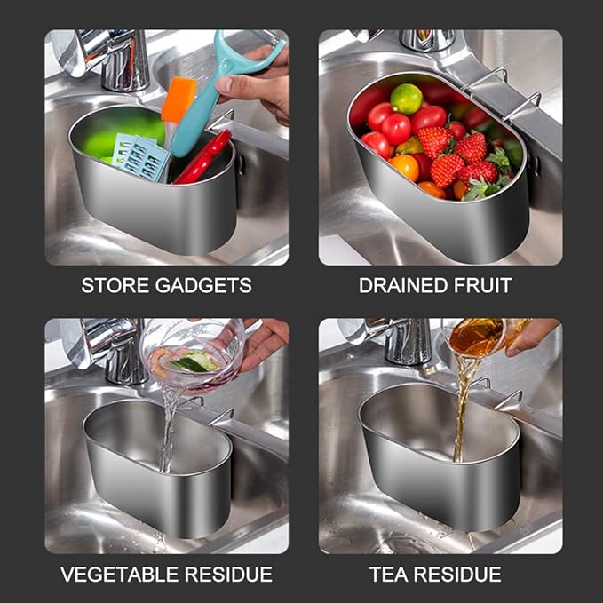 Stainless Steel Sink Drain Strainer Basket - Image 5