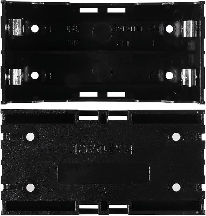 6pcs 18650 Battery Case Holder 2 Slots X 3.7V 18650 Battery Storage Box - Image 2