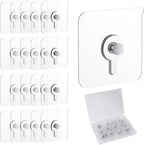 20 Pcs Adhesive Picture Hooks, 20 Ibs Load Heavy Duty Self Adhesive Wall Hooks - Image 8