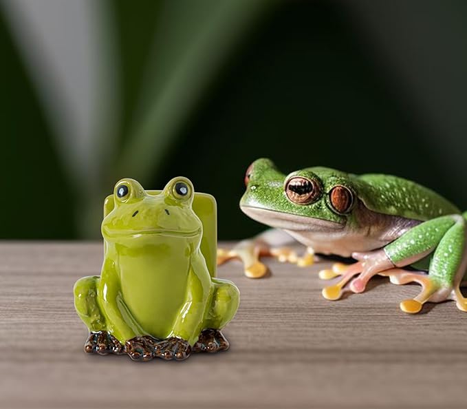 Frog Sponge Holder for Kitchen Sink Cute Kitchen Sponge Holder Ceramic Kitchen - Image 6