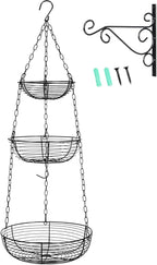 HULISEN 3 Tier Hanging Fruit Basket - Image 9