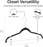 Amazon Basics Velvet Non-Slip Skirt Clothes Hangers - Image 5