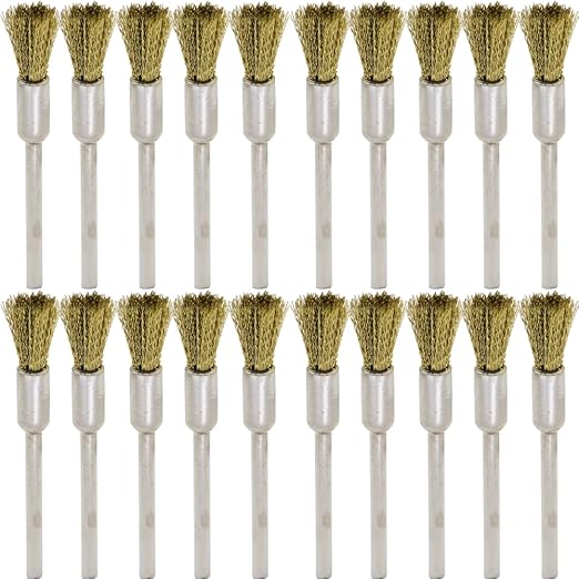 20PCS Brass Wire Brushes by LingGan