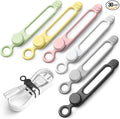 30Pcs Silicone Cable Ties, Reusable Data Cable Organizer by LOOHOI