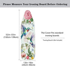 Floral Hummingbird Ironing Board Covers Standard Stylish Washable Ironing Board - Image 5
