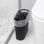 rejomiik Small Trash Can, Slim Garbage Can Plastic Waste Basket - Image 4