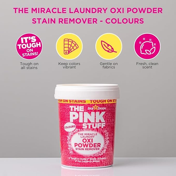 Stardrops The Pink Stuff Miracle Laundry Oxi Powder Stain Remover - Image 6