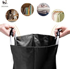 WOOHA 125L Large laundry basket, Collapsible laundry hamper, Tall Clothes - Image 6