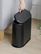 Sooyee 10 Liter Rectangular Plastic Trash Can Wastebasket - Image 3