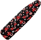 Sprowallow Candy Cane Christmas Ironing Board Cover Stain Resistant Standard by Sprowallow