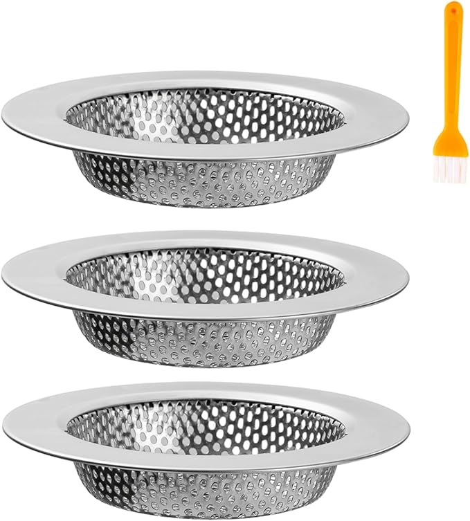 ROYEKDO 3PC Kitchen Sink Strainer Stainless Steel - Image 7