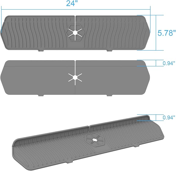 Faucet Guard - 90 Foldable Drain Mat - Image 7