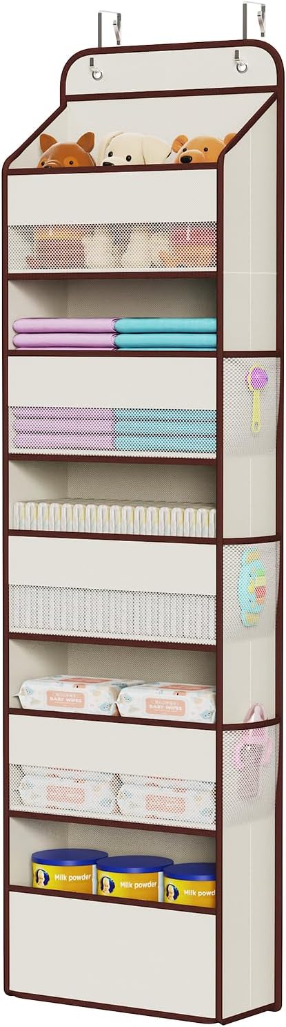 Univivi 1 Pack Over The Door Organizer, Non-Tilting Over The Door Organizer by Univivi