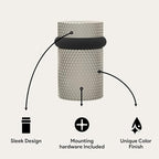 Mega Handles Knurled Floor Door Stopper, Quickly Installed Wall Protector - Image 2