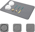 Large Stone Drying Mat for Kitchen Counter by snuggery