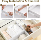 Drawer Dividers for Clothes 4" High 10.9"-18" Expandable Dresser Drawer - Image 3