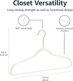 Amazon Basics Slim Velvet Non-Slip Space Saving Suit Clothes Hangers - Image 5