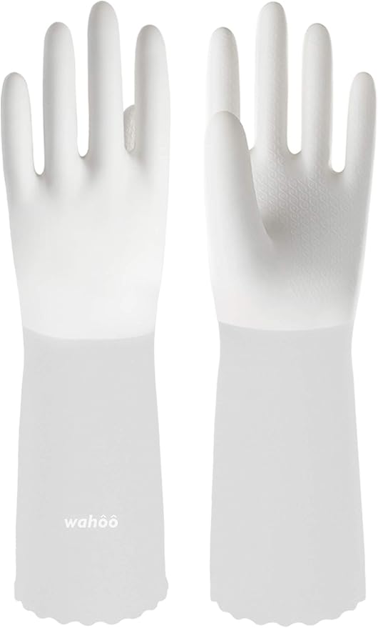 LANON Protection wahoo PVC Dishwashing Cleaning Gloves, Reusable Unlined by LANONProtection