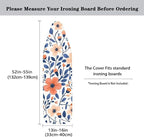 Flower Print Ironing Board Cover Universal Ironing Protector Fits Standard and - Image 5