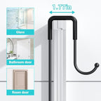 Over the Door Shower Caddy Hanging: Black Rustproof Shower Organizer over the - Image 5