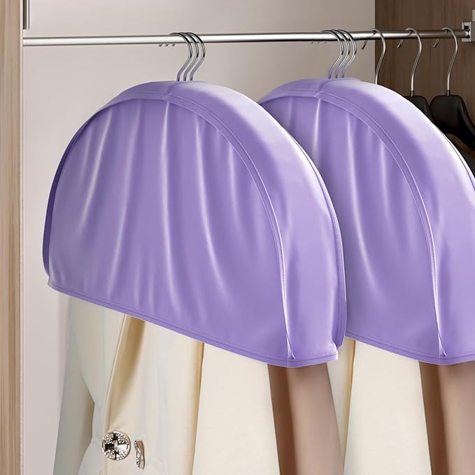 Univivi 12 Inch Satin Garment Shoulder Covers - Image 4