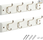 GlazieVault Coat Hooks Wall Mounted by GlazieVault