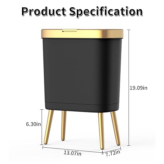 Procade 2Pack Office Trash Can - Image 2