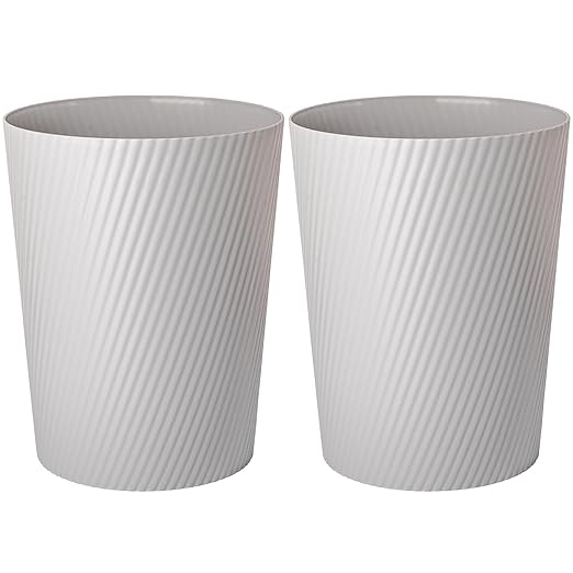 UUJOLY Small Trash Can Wastebasket Garbage Can Container Bins by UUJOLY