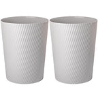 UUJOLY Small Trash Can Wastebasket Garbage Can Container Bins by UUJOLY