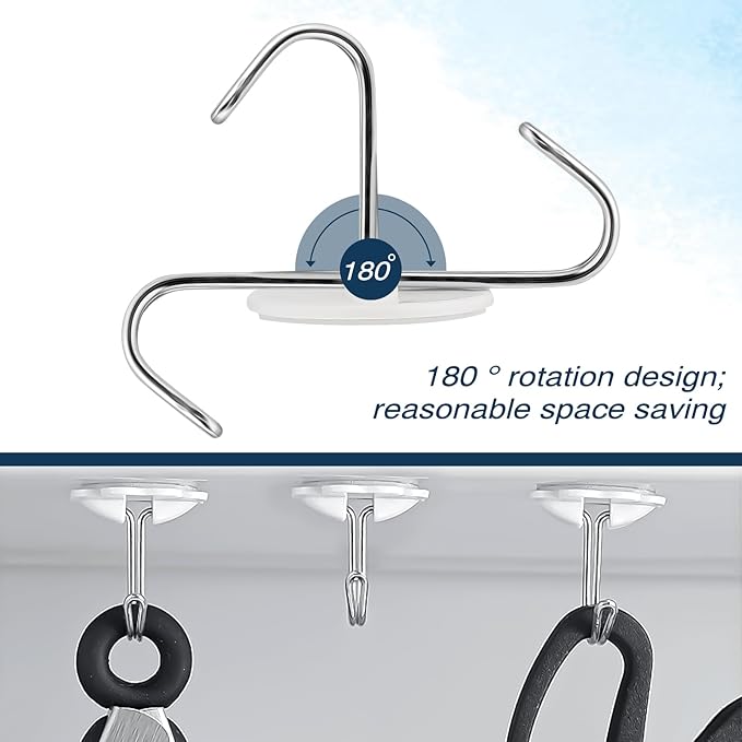 24pcs Round Plastic Hooks - Image 3