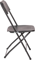 Flash Furniture Hercules Series Big & Tall Stackable Plastic Folding Chairs, Extra Wide Commercial Event Seats, Set of 4, Black - Image 14