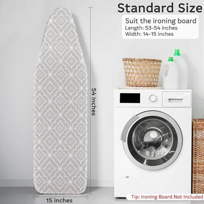 FIOBEE Ironing Board Cover and Pad Extra Thick Iron Board Pad - Image 6