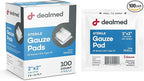 Dealmed 2’’ x 2’’ Sterile Gauze Pads Disposable and Individually Wrapped by Dealmed
