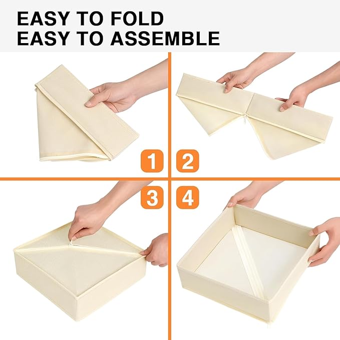 DIMJ Drawer Organizer Clothes 18 Pack - Image 4