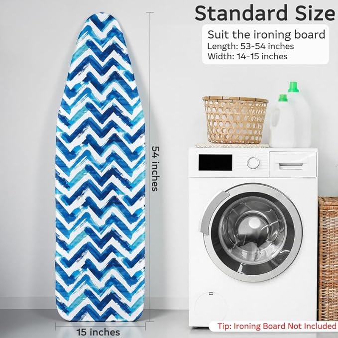 FIOBEE Ironing Board Cover and Pad Extra Thick Iron Board Pad - Image 6
