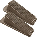 Door Stoppers for Bottom of Door on Floor, Premium Rubber Door Stopper Wedge by JZWBLILY