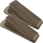 Door Stoppers for Bottom of Door on Floor, Premium Rubber Door Stopper Wedge by JZWBLILY