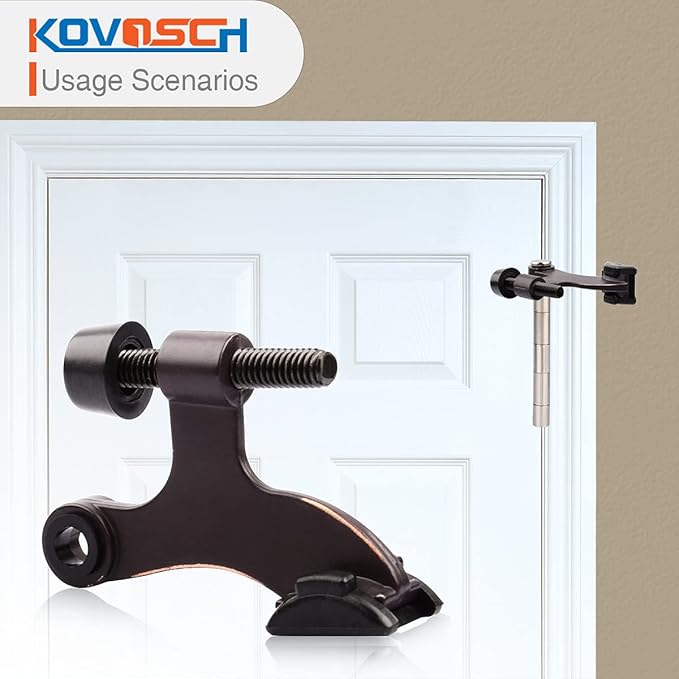 6 Pack Hinge Pin Door Stopper Oil Rubbed Bronze - Image 5