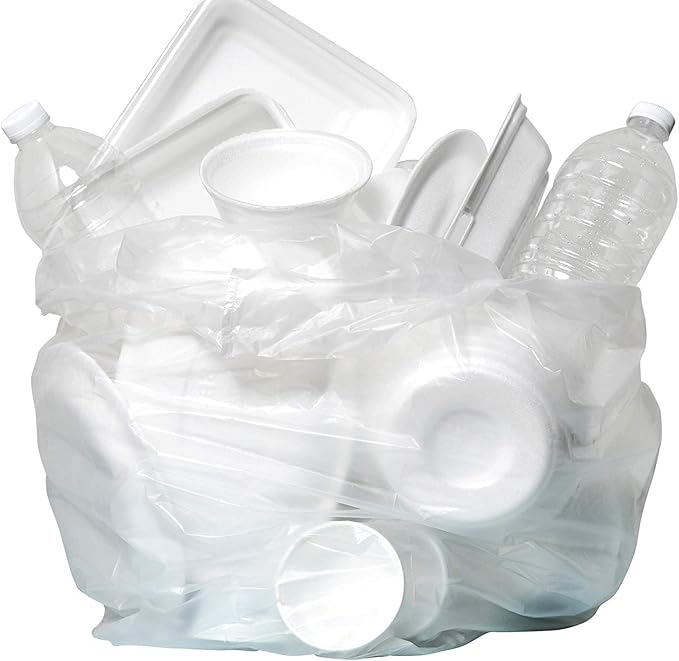 Aluf Plastics High Density Trash Bags, 12 Gallon, 8 Micron, - Image 4