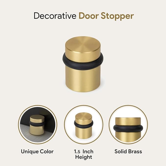 Mega Handles Floor Door Stopper, Quickly Installed Wall Protector, Wall - Image 5