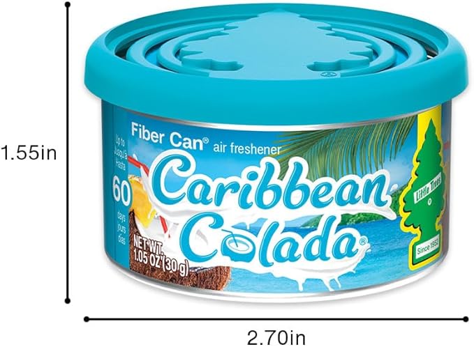 LITTLE TREES Car Air Freshener | Fiber Can Provides Long Lasting Scent - Image 4