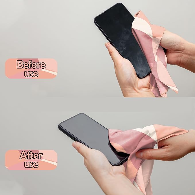 6 PCS Glasses Cleaning Cloth Eyeglass Cleaning Cloth Lens Eyeglasses Microfiber - Image 4