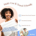 Disposable Face Towels XL for Skin Care & Makeup Removal – 100% Biodegradable - Image 3