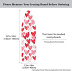 Heart Cartoon Ironing Board Cover Romantic Standard Size 15″x54″ Ironing Board - Image 5