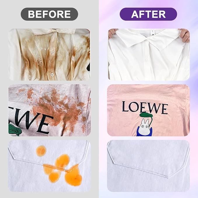 Active Enzyme Laundry Stain Remover, 2025 New Active Enzyme Clothing Stain - Image 4