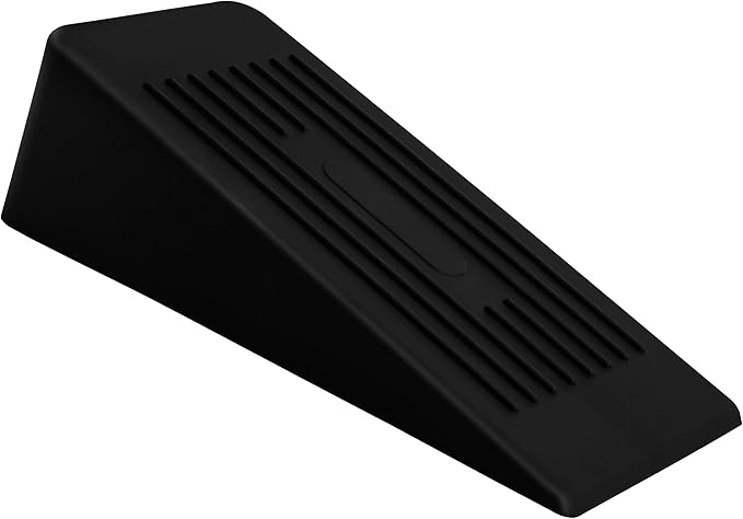 Large Door Stoppers for Bottom of Door, 1.9” Anti-Skid Rubber Door Stop Wedge by Unknown