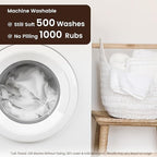 SEMAXE 100% Cotton Washcloths 12-Pack, 13 × 13 Inch Soft Luxury Face Towels – - Image 5