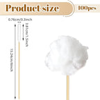 Long Cotton Swab for Dogs Ears, Wound Care, Tear Stain Removal - Image 2